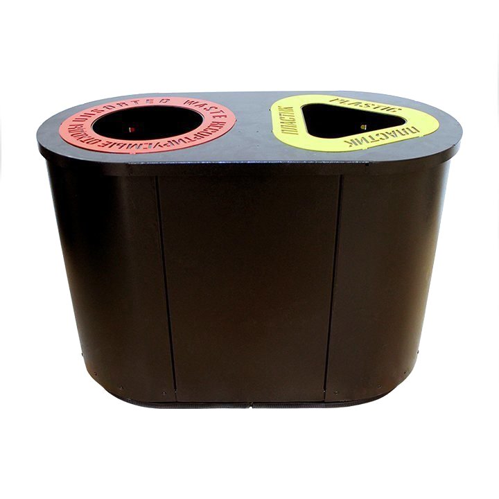 Урна для раздельного сбора мусора Город 2 - вид 2